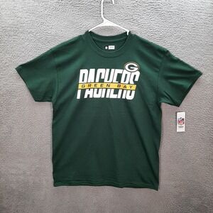 Green Bay Packers Shirt Adult Large Green NFL Football NFC North Wisconsin